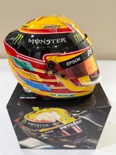 Lewis Hamilton 2017 Mercedes F1 1:2 Scale Helmet Bell Petronas Fully Upgraded It