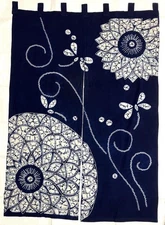 Aizen Noren Curtain 125cm x 87cm Traditional Fabric  Duty Paid or Reimbursed