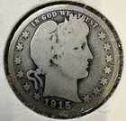 1915-D Barber Quarter