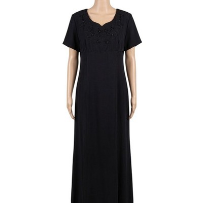 ladies black lace dress JULIANNA making you the center Embroidery Collection Women's size:2 Black Rhyme Embroidered Tulle