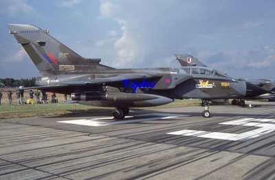 35mm Aircraft Slide Tornado ZA393 Kleine Brogel 1995