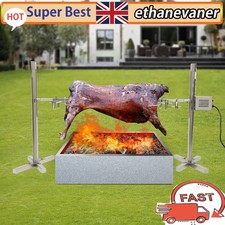 Spit Hog Roaster BBQ Barbecue Lamb Goat Rotisserie Spit Roast Grill Tool 30kg UK