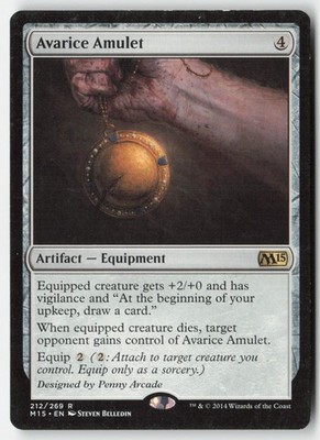 MTG - Avarice Amulet #212 - Regular - M15 Magic 2015