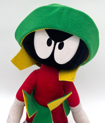 1994 Marvin the Martian Plush Stuffed Doll 12  Warner Bros Looney Tunes Applause