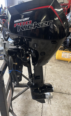NEW 2024 Mercury 9.9hp Pro Kicker EFI four stroke long shaft remote