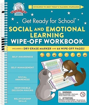 Get Ready for School: Social and Emotional Learning Wipe-Off Workbook by Heathe