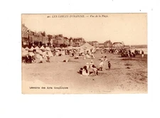Postcard postcard 85 Vendée: Les Sables d'Olonne, view of the beach