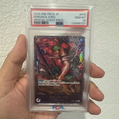 ONE PIECE Card Zoro ST21-015 Flagship Battle 2025 Top 8 Prize Japanese PSA 10