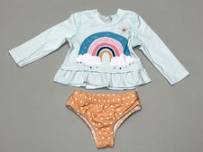 Seizesoul New 2 Piece Baby Toddler Protection Bathing Suit - Size 0-3 Months