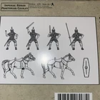 Hat Roman Praetorian CAVALRY Figures - 1 - Sprue -  4 Mounted Figures - 8067