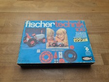 fischertechnik Grundkasten 100 vollständig 30121 in super Zustand + Anleitungen