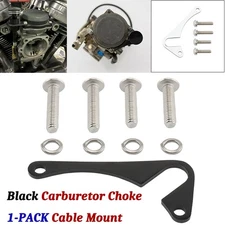 CV Carburetor Choke Cable Relocation Mount For Harley Sportster Big Twin Cam CNC