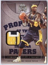 2004-05 Fleer Fresh Ink  Jermaine O'Neal  Game-Worn Jersey Patch #67/99