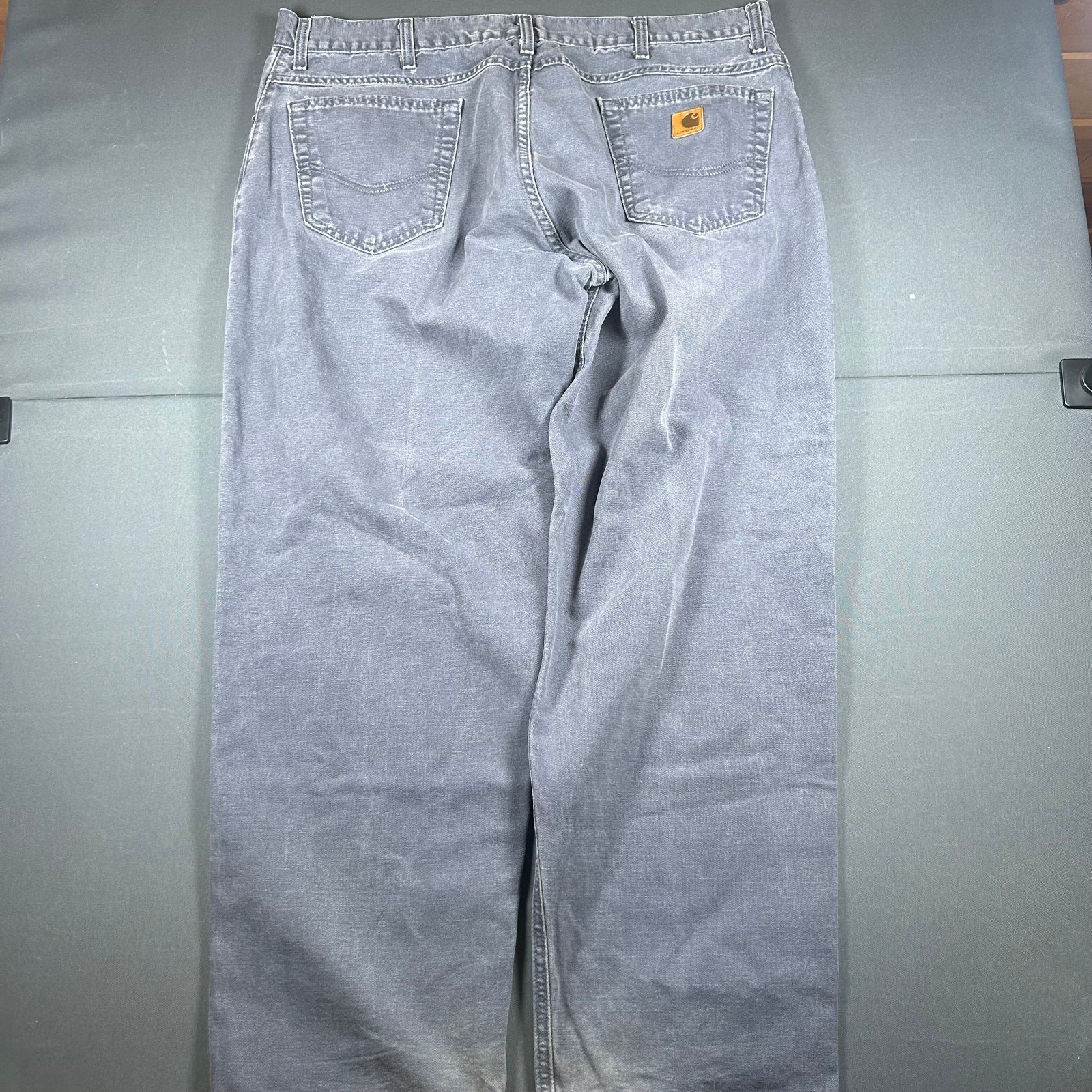Carhartt B11 PTB 42x30 Brown Duck Work Pants Rugged Canvas Utility Fit
