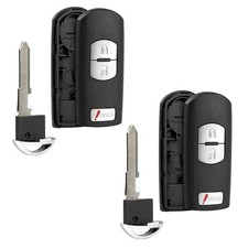 2 Key Fob Remote 3b Smart Shell Case Replacement for Mazda WAZSKE13D01