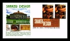 US COVER SHAKER DESIGN IMPERFORATE FIRST DAY ISSUE COMBO PANDA CACHET