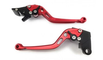 Paire Levier Long Rouge Frein Embrayage Pour HONDA CBR 900 RR 900RR SC28 1992-93 - Photo 1/4