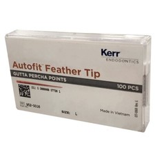 100-Pieces Kerr Autofit Feather Tip Gutta Percha Size-L 952-0016