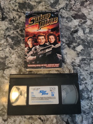Tri Star VHS Starship Troopers 1998 SciFi Gore Action Cult Paul
