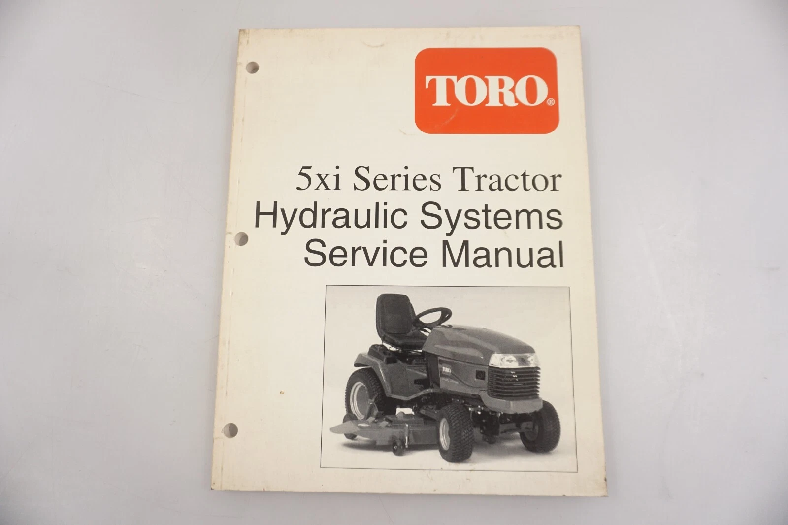 Toro 5xi Series Tractor Hydraulic Systems Repair Service Manual 492-0648