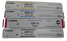 NEW SEALED Canon GPR-51 Toner Cartridge Set - Black/Cyan/Magenta/Yellow