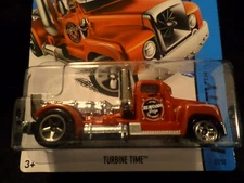 HW HOT WHEELS 2015 HW CITY #2/250 TURBINE TIME SEMI TRUCK HOTWHEELS RED VHTF 
