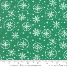 Moda DECK THE HALLS Green 20691 14 Fabric By The Yard By Stacy Iest Hsu