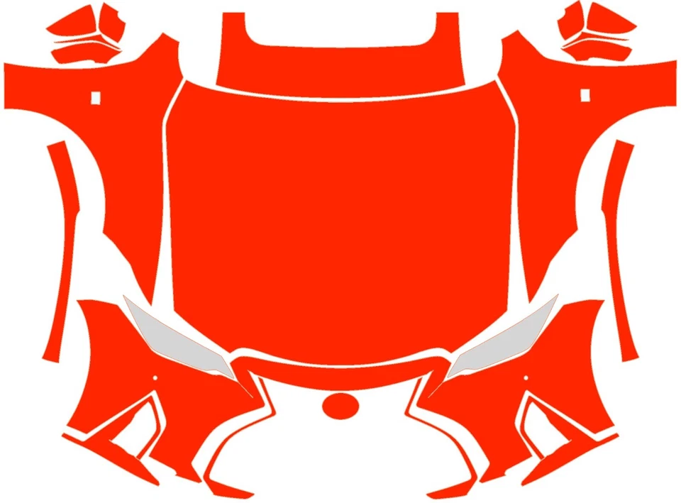 LEXUS IS350 F Sport,2021 - 2025,预切套件 DIY,全前 PPF 光泽 — 第 3/4 张图片