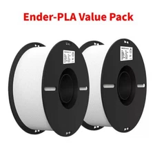 Creality 2Pack 3D Printer Filament Ender PLA Filament 1.75mm 2Kg for 3D Printing