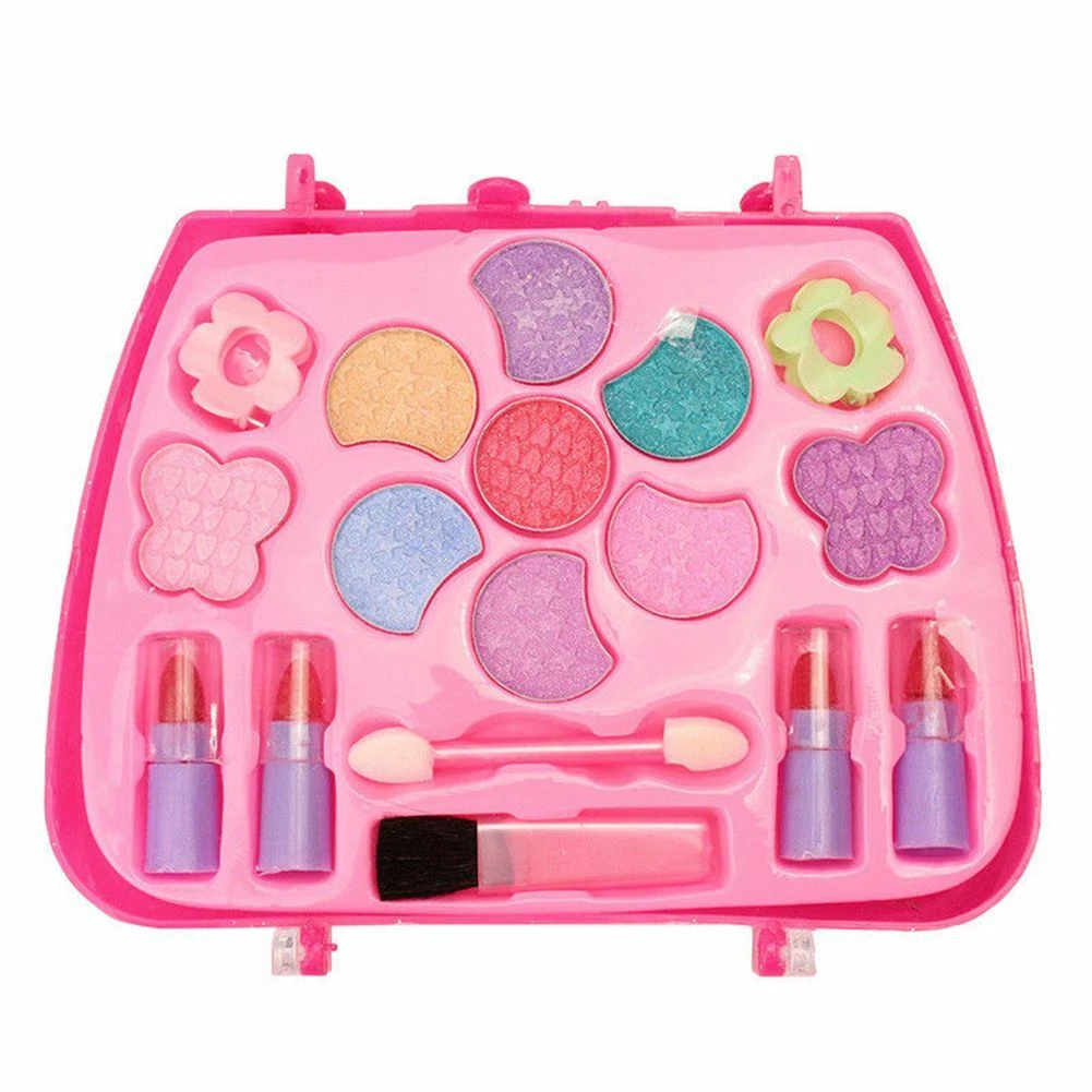 Princess Makeup Set For Kids Cosmetic Girls GIFT Kit Eyeshadow Lip Gloss  Blushes