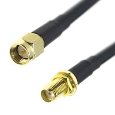SMA male to SMA female jack connector lot RF Coaxial Cable jumper Coax RG58