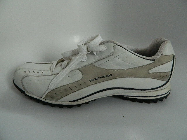 Mens Skechers Trade Mark 92 White Leather Size 11.5 | eBay