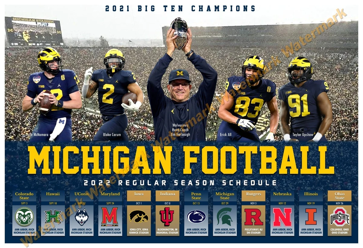 Umich Football Calendar Manya Ruperta