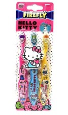 Dr. Fresh Firefly Hello Kitty Toothbrush 3 Value Pack Soft Bristles for Children