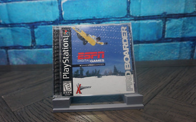ESPN X-Games Pro Boarder (Sony PlayStation 1 PS1, 1998) Game, Case, and Manual