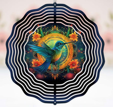 Hummingbird 10" Wind Spinner Handmade