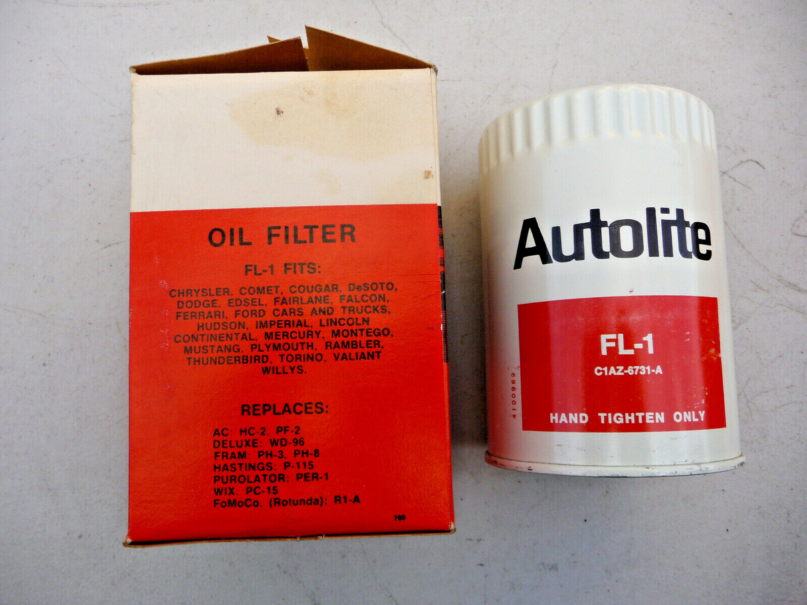 Ford NOS original Autolite oil filter Ford Musting Fairlane Shelby Boss