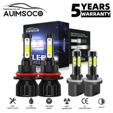 For Pontiac Grand Am 1999 2000-2005 4-sides Led Headlights Fog Light Bulbs Kit