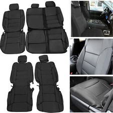 For Toyota Tundra 2014-2021 Doublecrew Cab Buckets Full Set Seat Covers Black For Toyota Tundra 2014-2021 Doublecrew Cab Buckets Full Set Seat Covers Black