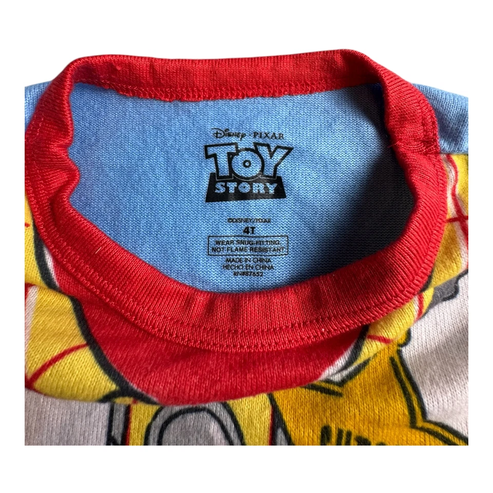 Disney Toy Story Pixar Camiseta Niño Juventud 4T Woody Disfraz Camisa Foto 3 de 3