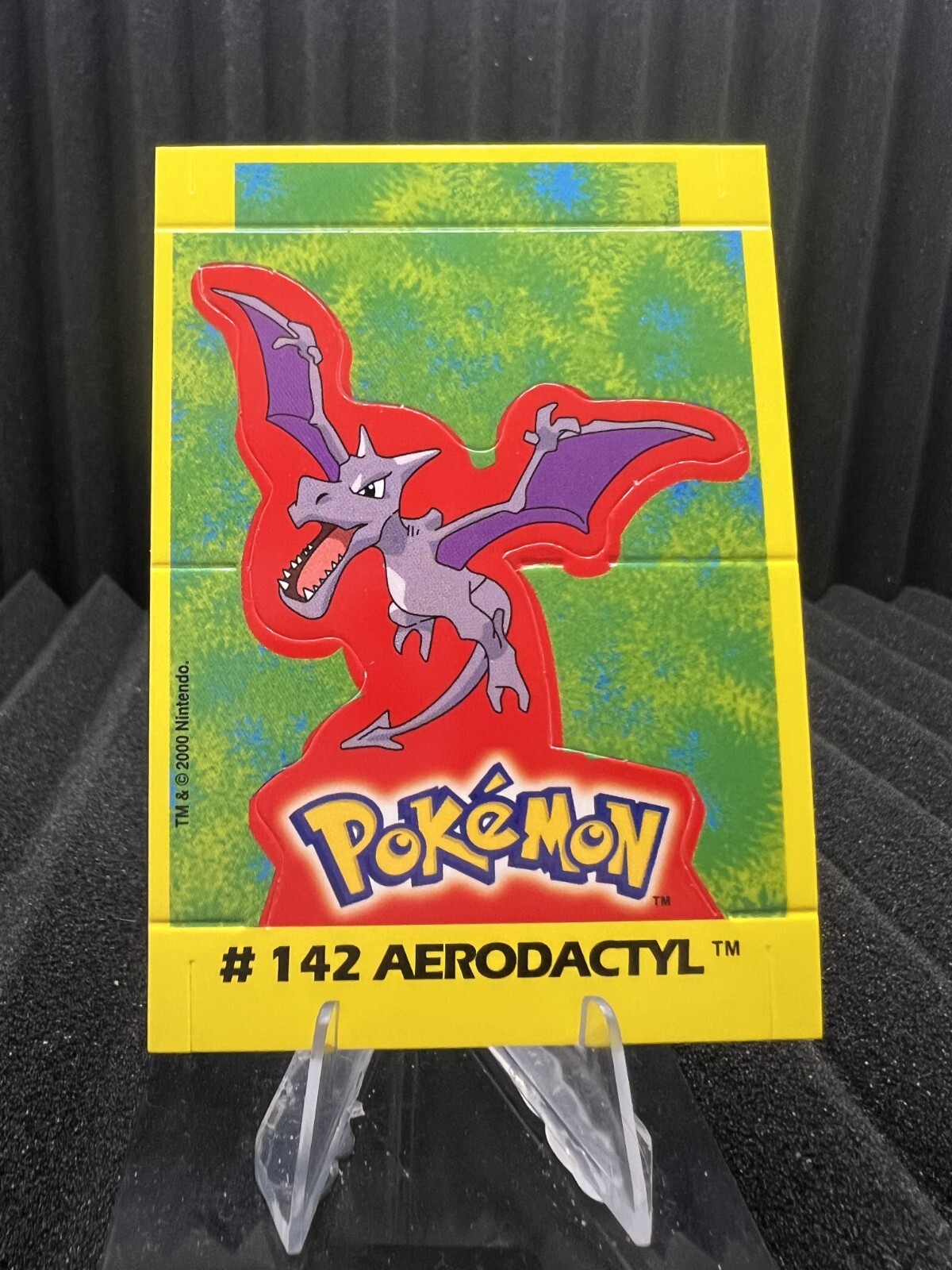 Aerodactyl #142 - Navarrete Kanto Buildable Card 2000s Vintage - Pokemon Card