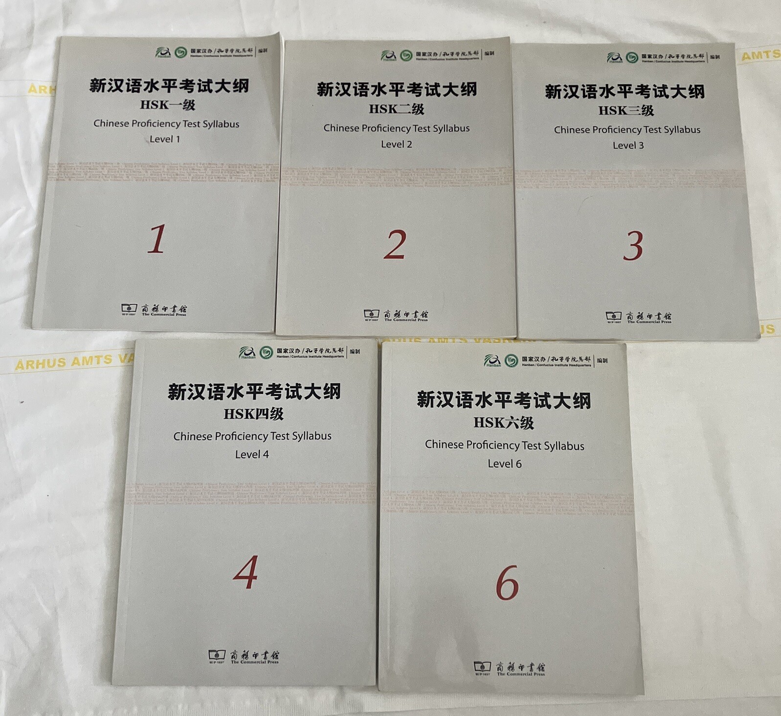 Chinese Proficiency Test Syllabus Level 1,2,3,4 & 6 HSK Z3