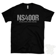 NS400R: Racing roots, retro royalty T-Shirt motorcycle biker