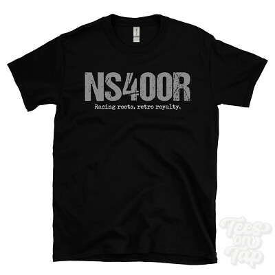 NS400R: Racing Roots, Retro Royalty T-Shirt Motorrad Biker