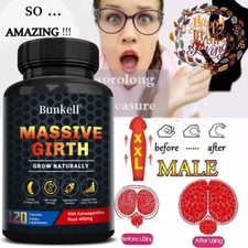 Male Enhancement Capsules Massive Girth Enlargement Support-120 capsules