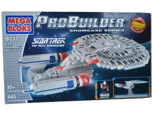 Star Trek U.S.S. Enterprise 9777 Mega Bloks ProBuilder, jeu complet, super... - Photo 1/6