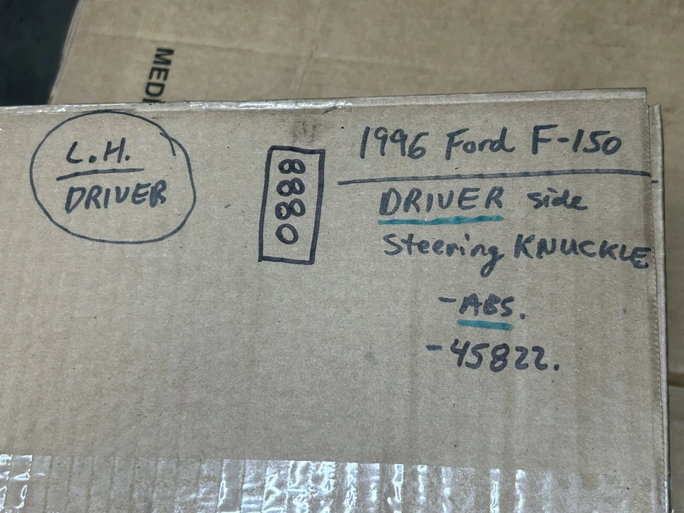 1994-1996 Ford F-150 - DRIVER Dana 44 IFS Front ABS Steering Knuckle LH 45822 - Image 2 of 4