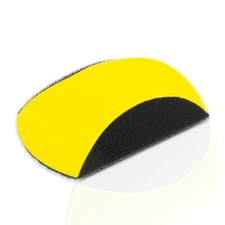 5 inch Mouse Shaped Hand Sanding Block with Hook and Loop Backing