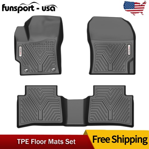 3D Floor Mat For 20202023 Toyota Corolla Sedan 1st + 2nd Row All