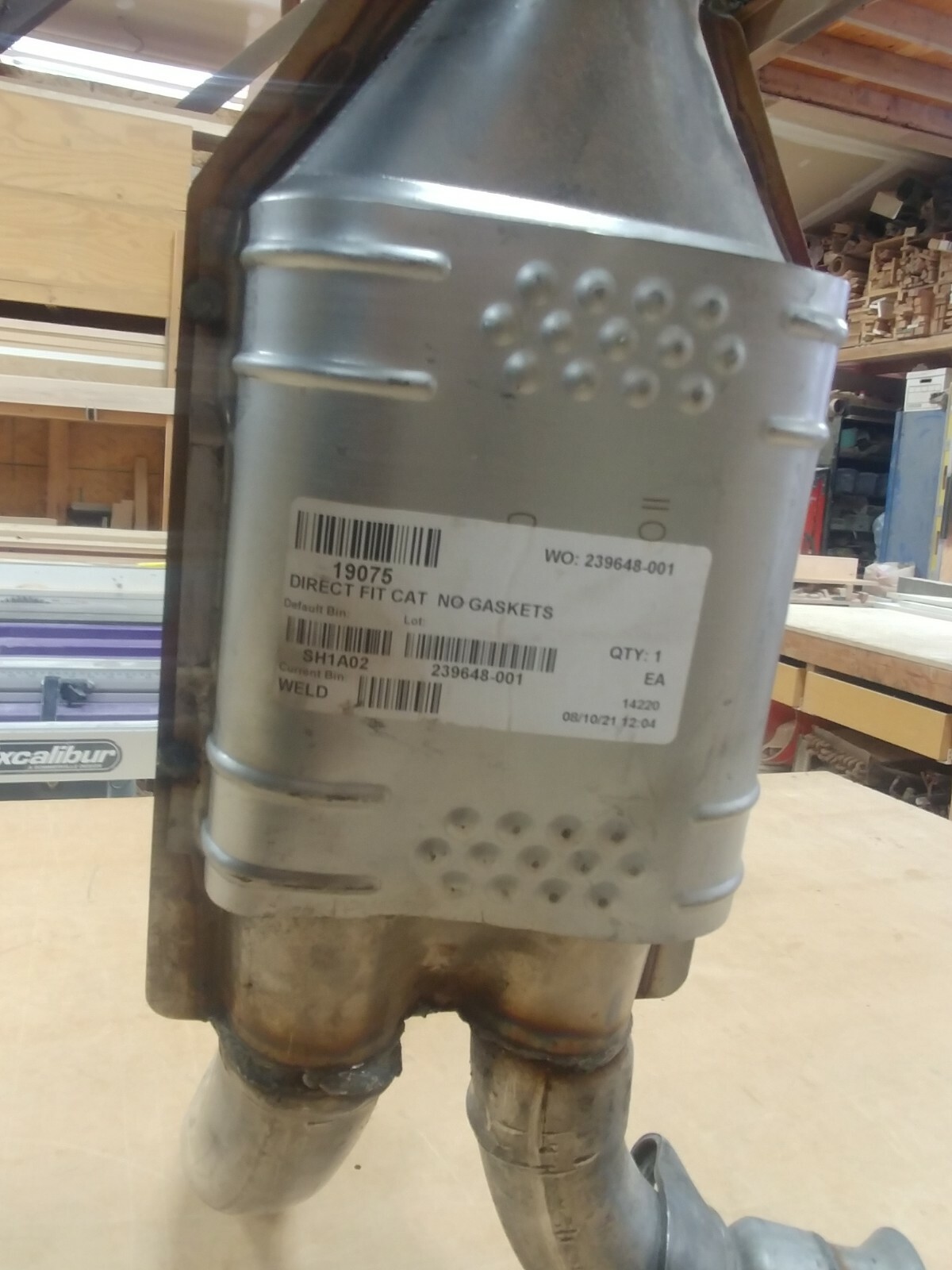 Catalytic converter AP Exhaust 19075 from Rockauto New Unused never